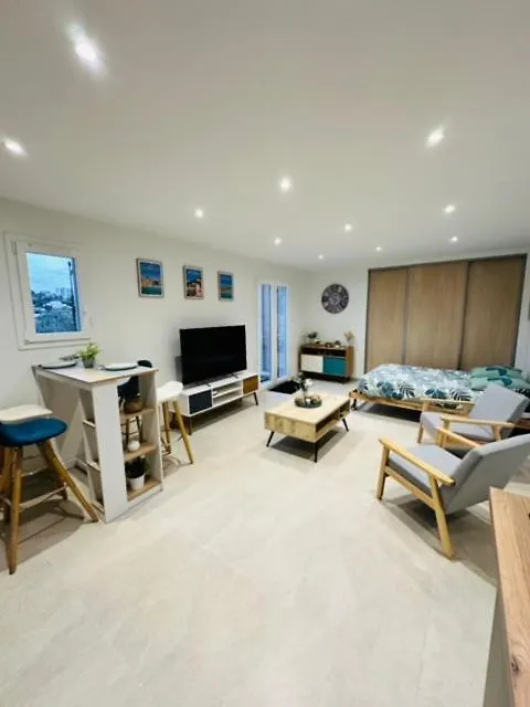 Joli Studio Dans Villa Nicoise Sur Les Collines Ницца Апартаменты