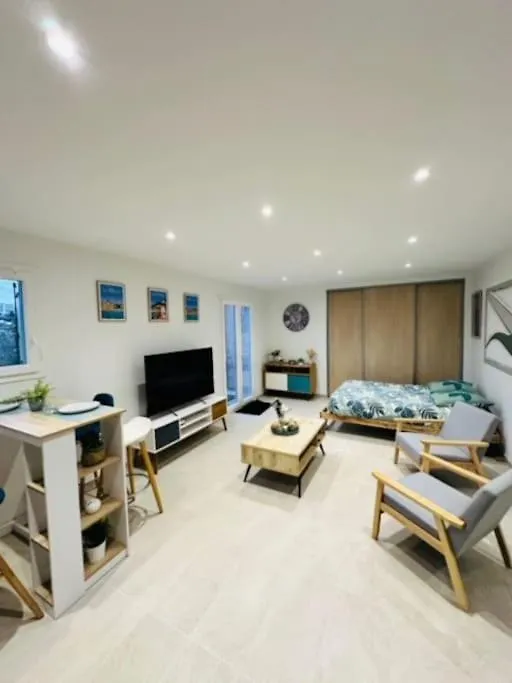 Апартаменты Joli Studio Dans Villa Nicoise Sur Les Collines Ницца